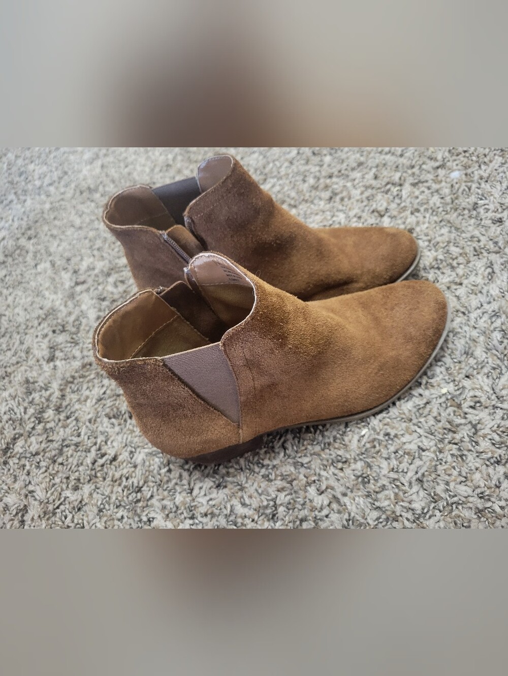 Women's Brown Suede Ankle Booties